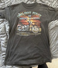 Harley-Davidson “One Hot Piece of American Steel” Boston MA Tee Shirt M picture
