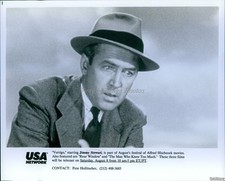 1990S Usa Network Vertigo Jimmy Stewart Alfred Hitchcock Vintage Photo 8x10 picture