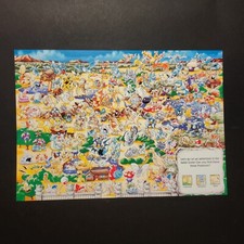 Pokemon Safari Zone Vintage Postcard Artwork Jumbo Card Kazunori Aihara picture