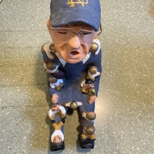 RARE Lou Holtz Collectible 1992 Ceramic Painted Signed Eiteljorge Figurine.   picture