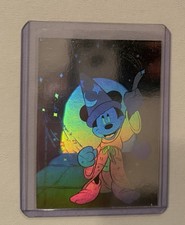 1991 Mickey Mouse Sorcerers Apprentice 2-Side Hologram Walt Disney Fantasia picture