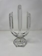 Marc Aurel Clear Crystal Trio Candle Holder Candelabra Made In Germany picture