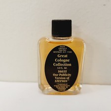 Vtg Great Cologne Collection Carter & Van Peel Mini Glass Bottle picture