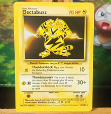 Electabuzz 020/102 Base Set Unlimited Rare English 1999 70 HP WOTC picture