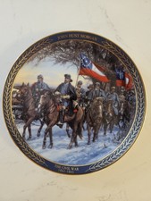 John Hunt Morgan Civil War Plate John Paul Strain Bradford Exchange COA 1995 picture