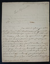 1790 HW Letter – 11th Lord Elphinstone, Cumberland House, Hudson Bay Trading Co picture