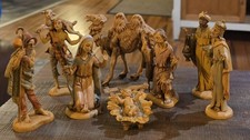 Fontanini Nativity 5in Italy Depose Holy Family Wisemen Shepherd Lot Of 9  picture