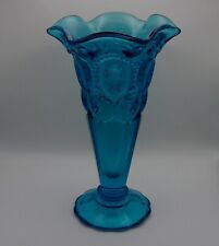 VINTAGE Blue Glass Vase picture