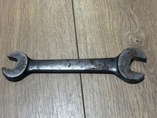 Vintage Williams 728 Double Open End Wrench 3/8 x 1/2 SAE USA Forged picture