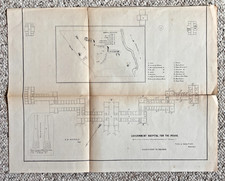 Original 1855 Plans For Government Hospital For  Insane Army Navy Dist Columbia picture