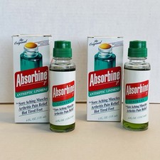 VTG Absorbine Jr Pres-O-Matic Applicator 4 oz Glass Bottle New In Box Lot Of 2 picture