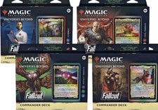 Magic The Gathering (MTG): FALLOUT Commander Deck - (All 4 Decks) Sealed case picture