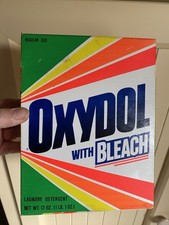 VTG 1980s Oxydol Powder Laundry Detergent SUNBURST LOGO 17 Oz New Unopened picture