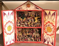 Large Vintage Peruvian Ayacucho San Marcos Retablo Folk Art Diorama 14