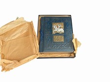 Vintage 1920s Travel Postcard Scrapbook Album Boxed France Monaco WWI Ephemera picture
