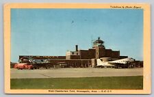 Postcard - Wold-Chamberlain Field, Minneapolis, Minnesota - posted in 1950 (Q33) picture