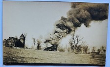 C. 1910 Building Fire at Mt. Hermon in Northfield, Mass. Real Photo Postcard picture