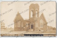 Champaign County, Illinois PHILO Antique RPPC Ev. Lutheran Church 1909 Bregstone picture