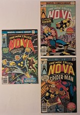 Nova #1 (1st app & origin of Richard Rider as Nova), 4, 12 vs Spider-Man & Thor) picture