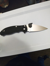 Spyderco Manix 2 S30v, G10. deep carryclip and wave opener. Factory edge picture