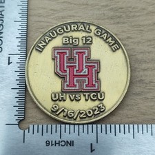 UH Alumni Association Inaugural Game Big 12 UH Vs TCU Coin picture