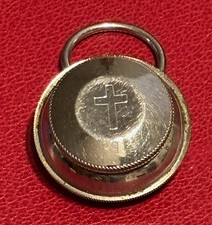 Military Chaplain Holy Oil Stock pyx anointing army Mass kit priest sick call picture