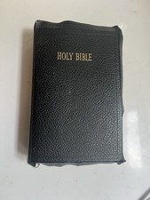 HOLY BIBLE Spencer 1947 King James Version Large-Type Edition VINTAGE Indexed picture