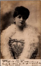 MRS. FISKE Rotograph RPPC Postcard - 1907 New Orleans Postmark Actress picture