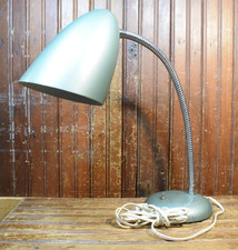 ATOMIC AGE DESK LAMP WORKS HEAVY BASE  7+ LBS VINTAGE 1960s MCM 6' POWER CORD picture