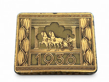 Germany, Third Reich. A 1936 Summer Olympic Games Rectangular Cigarette Case picture