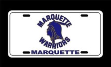 University Of Marquette Warriors Alumni College License Plate Tag  picture