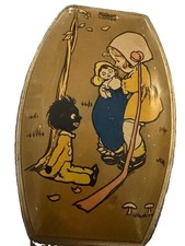 Riley's Toffee Advertising Tin Riley Brothers Halifax England Gold Blue Black picture