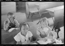 La Forge Missouri Schoolchildren Classroom 1938 African American Children picture