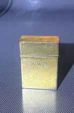Vintage Evans Cased Lighter Tobacco 1940s Flip Top Transitional Lift Arm Lighter picture
