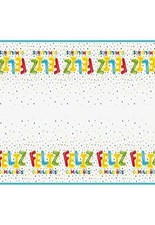 Unique Feliz Cumpleanos Plastic Table Cover - 54