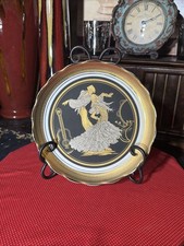 Vintage Arte Madrid, SL Decorative Plate with Classical Figure Motif picture