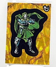 2025 Topps Marvel Comic Book Heroes Doctor Doom #35 Gold RayWave /150 picture