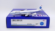 Aeroclassics Pan Am American Boeing 747-100 N741PA Diecast 1/400 Model Airplane picture
