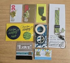Arashi Aiba Masaki Green Venue Limited Set 8 pcs Lot MIB Pins Badges Bracelets picture