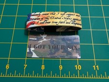 Zox I Got Your Six Card #2366 Medium Bracelet Wristband Strap New Unworn picture