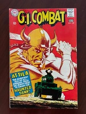 G.I. Combat #130 (DC Comics 1968) Haunted Tank WWII Army War Silver Age 7.0 F/VF picture