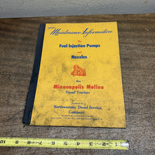Vtg. Maintenance Info For Fuel Injection Pumps & Nozzles ~ Minneapolis-Moline picture