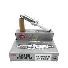 Genuine NGK LASER IRIDIUM Spark Plugs 94201 SILZKGR8B8S for BMW Mini Set of 4 picture