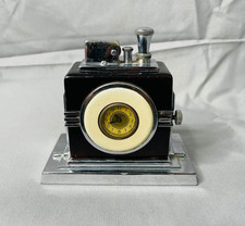 Art Deco RONSON Touch-Tip Table Lighter and Watch Combination picture