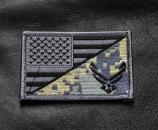 AirMan LOGO  USA FLAG EMBROIDERED HOOK PATCH  picture