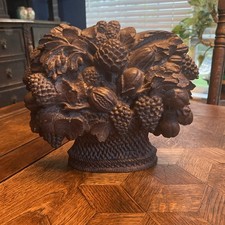 Vintage Fruit Basket Wall Plaque picture