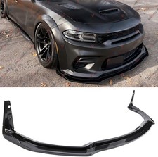 Front Lip Fits 2019-2023 Dodge Charger Widebody Models, Carbon Fiber Look | for picture