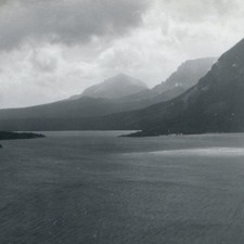 c1930s Glacier National Park Saint Mary Lake Snapshot Photo Wild Goose Island MT picture