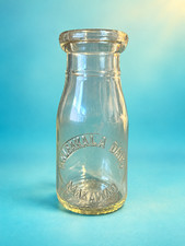 Rare 1920s-30s Hawaiian Dairy Makawao Hawaii Embossed Milk Bottle Mint picture