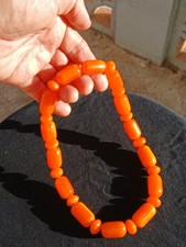 Vintage Amber Prayer Beads Butterscotch Amber Beads ESTATE FIND Not Bakelite picture